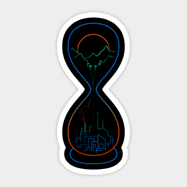 Time will tell Sticker by TyneBobier